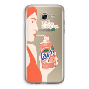 Peach please!: Samsung Galaxy A5 (2017) Transparant Hoesje