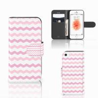 Apple iPhone 5 | 5s | SE | Telefoon Hoesje | Waves Roze