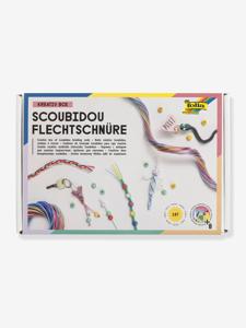 Creatieve doos SCOUBIDOU FOLIA vlechtgarens met benodigdheden / toebehoren meerkleurig
