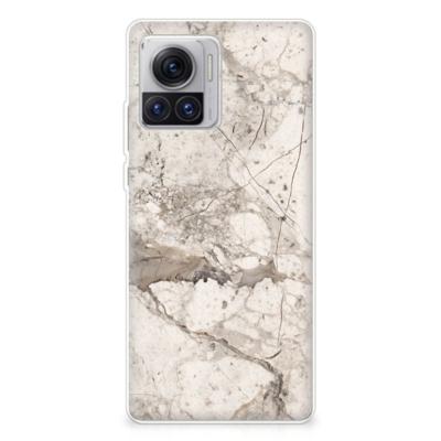 Motorola Moto X30 Pro | TPU | Siliconen hoesje | Marmer Beige
