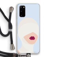 Incognito: Samsung Galaxy S20 Transparant Hoesje met koord