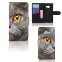 Telefoonhoesje | Met pasjeshouder | Samsung Galaxy A3 2017 Britse Korthaar