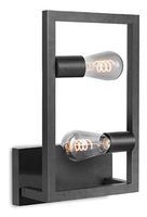 LABEL51 Wandlamp 'Quadrato' 2-lamps, kleur Zwart
