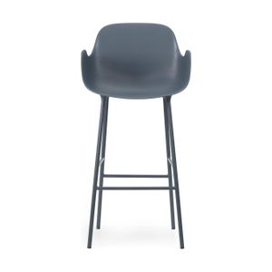 Normann Copenhagen Form barkruk met armleuning H75 blue