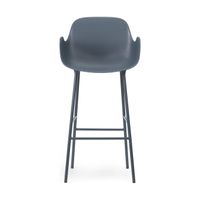 Normann Copenhagen Form barkruk met armleuning H75 blue - thumbnail