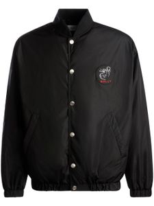 Bally veste bomber à logo appliqué - Noir