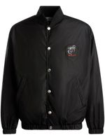 Bally veste bomber à logo appliqué - Noir