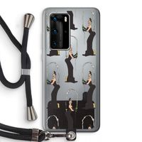 Pop Some Kim: Huawei P40 Pro Transparant Hoesje met koord