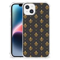 Apple iPhone 14 Plus Doorzichtige Silicone Hoesje Franse Lelie