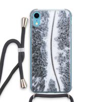 Snøfall: iPhone XR Transparant Hoesje met koord