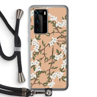 Blossoming spring: Huawei P40 Pro Transparant Hoesje met koord