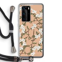 Blossoming spring: Huawei P40 Pro Transparant Hoesje met koord