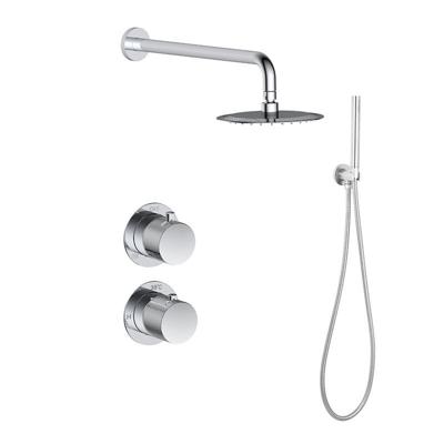 Regendoucheset Inbouw Sanilux Hops Met Box Thermostaat Douchekop 20 cm Chroom Sanilux