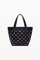 Geperforeerde shopper tas - BLACK - U