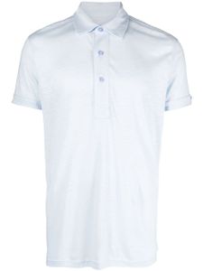 Orlebar Brown polo Sebastian en lin - Bleu