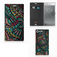 Sony Xperia XZ Premium Hoesje met Magneet Aztec - thumbnail