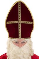 Sint Nicolaas mijter stof - thumbnail