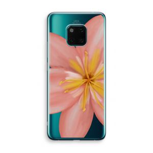 Pink Ellila Flower: Huawei Mate 20 Pro Transparant Hoesje