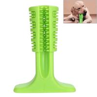 Rubber molaire Stick tandenborstel voor honden maat: S(Green)