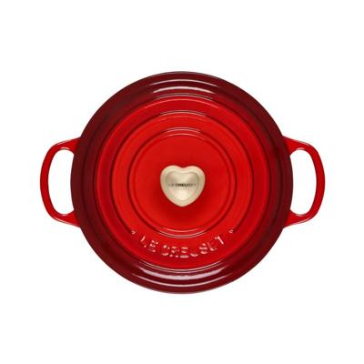 LE CREUSET - L' Amour - Knop RVS hart 4,7cm Goud