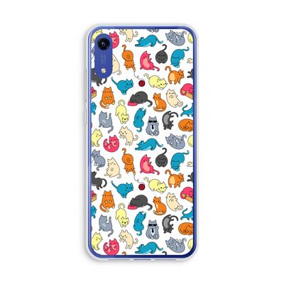 Kleurrijke katten: Honor Play 8A Transparant Hoesje