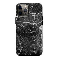 Zwart marmer: iPhone 12 Pro Tough Case