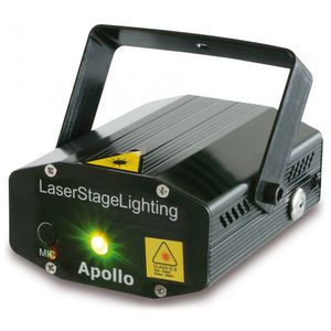 BeamZ Apollo multipoint lasereffect rood-groen 170mW