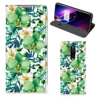 OnePlus 8 Smart Cover Orchidee Groen - thumbnail