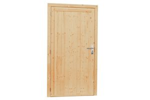 Dichte deur 112x201 cm - Blank linksdraaiend- - Hout- Woodvision