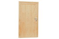 Dichte deur 112x201 cm - Blank linksdraaiend- - Hout- Woodvision