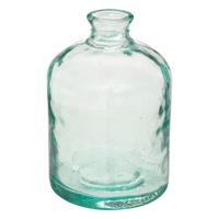 Atmosphera bloemenvaas Apotheker Fles model - transparant - glas - H20 x D12 cm