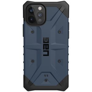 UAG - Pathfinder backcover hoes - iPhone 12 / iPhone 12 Pro - Blauw + Lunso Tempered Glass