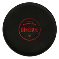 Horeca dienblad/serveerblad Bistrot - zwart - met antislip - D35 cm - Dienbladen