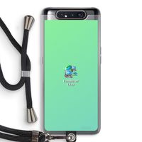 Win98: Samsung Galaxy A80 Transparant Hoesje met koord