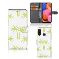 Samsung Galaxy A20s Hoesje Palmtrees