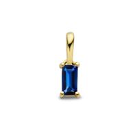 14K Geelgouden Hanger September Geboortesteen 9mm