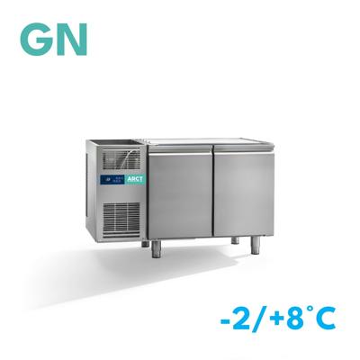 Dieptekoelwerkbank | 2 deurs GN | zonder werkblad | stekkerklaar