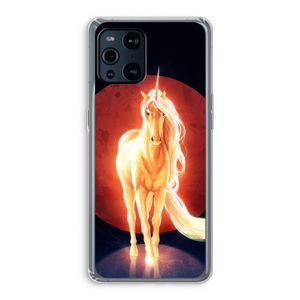 Last Unicorn: Oppo Find X3 Transparant Hoesje