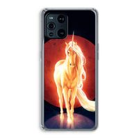 Last Unicorn: Oppo Find X3 Transparant Hoesje