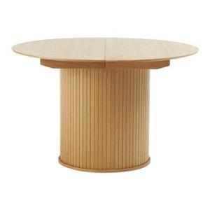 by fonQ Alon Eettafel Uitschuifbaar Rond 120/167 x 120 cm - Naturel Eiken