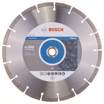 Bosch Accessoires Diamantdoorslijpschijf Standard for Stone 300 x 20,00+25,40 x 3,1 x 10 mm 1st - 2608602602