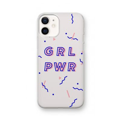 GRL PWR: iPhone 12 Transparant Hoesje