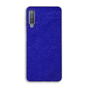 Majorelle Blue: Samsung Galaxy A7 (2018) Transparant Hoesje