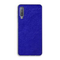 Majorelle Blue: Samsung Galaxy A7 (2018) Transparant Hoesje