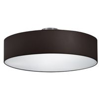 LED Plafondlamp - Plafondverlichting - Trion Hotia - E27 Fitting - 3-lichts - Rond - Mat Zwart - Aluminium - thumbnail