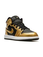 Jordan Kids baskets mi-montantes Jordan SE 1 'Metallic Gold' - Noir