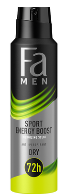 Fa Men Sport Energy Boost Antiperspirant Spray