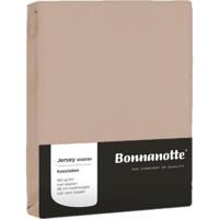 Bonnanotte Hoeslaken jersey beige 90x200cm
