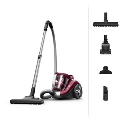 RowentaRO4B63 Compact Power Cyclonic Animal+ Stofzuiger zonder zak Rood