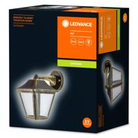 LEDVANCE ENDURA® CLASSIC TRADITIONAL ALU L 4058075206168 Buitenlamp (wand) LED E27 Zwart, Goud